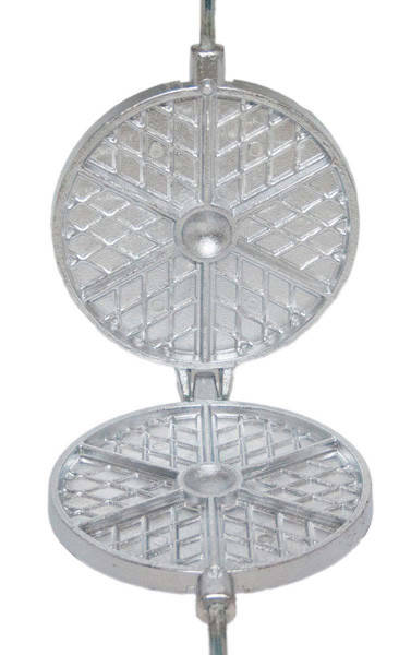 

Форма алюминиевая для выпечки Печеньица-вафли,деревянные ручки