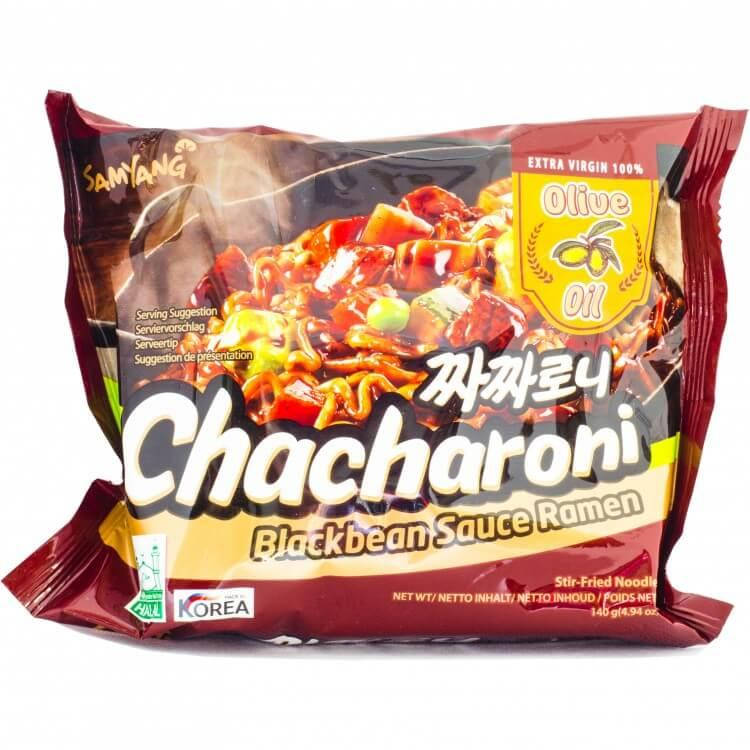 

Локшина рамьон з соусом з чорних бобів Chacharoni Samyang 140г