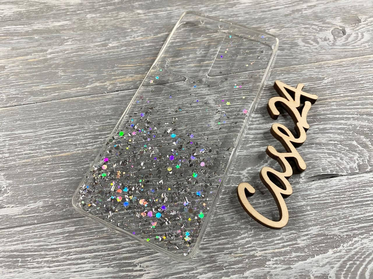

TPU чехол Star Glitter для Samsung Galaxy S21 Ultra прозрачный, Разные цвета