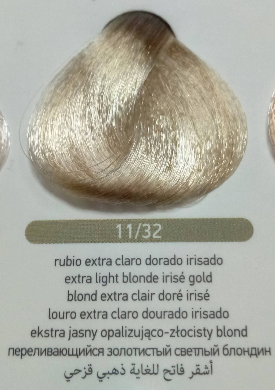 

Крем-краска для волос Erayba Equilibrium Hair Color Cream 120 мл 11/32, переливающийся золотистый светлый блондин