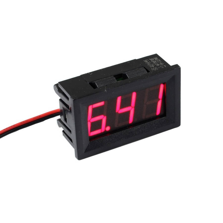 

Вольтметр 4,5 - 30В, 0.56" LED, Красный, в корпусе