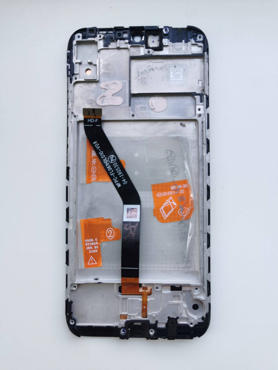 

Дисплейная рамка для Huawei Y6 2019 MRD-LX1, Y6s, Honor 8a Black (orig), Черный