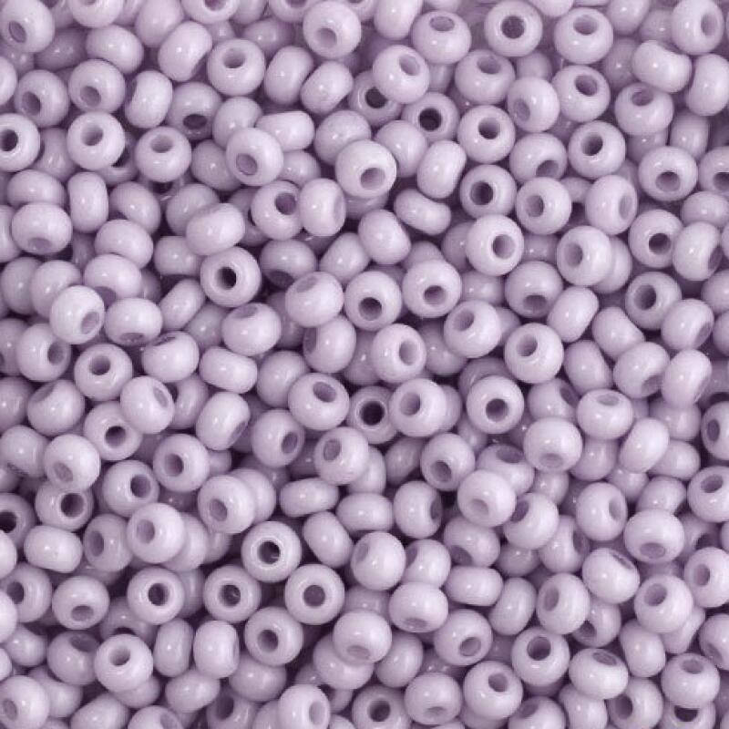 

03222 Чешский бисер Preciosa 10 для вышивания Бисер сиреневый, фиолетовый порцеляновый прозрачный