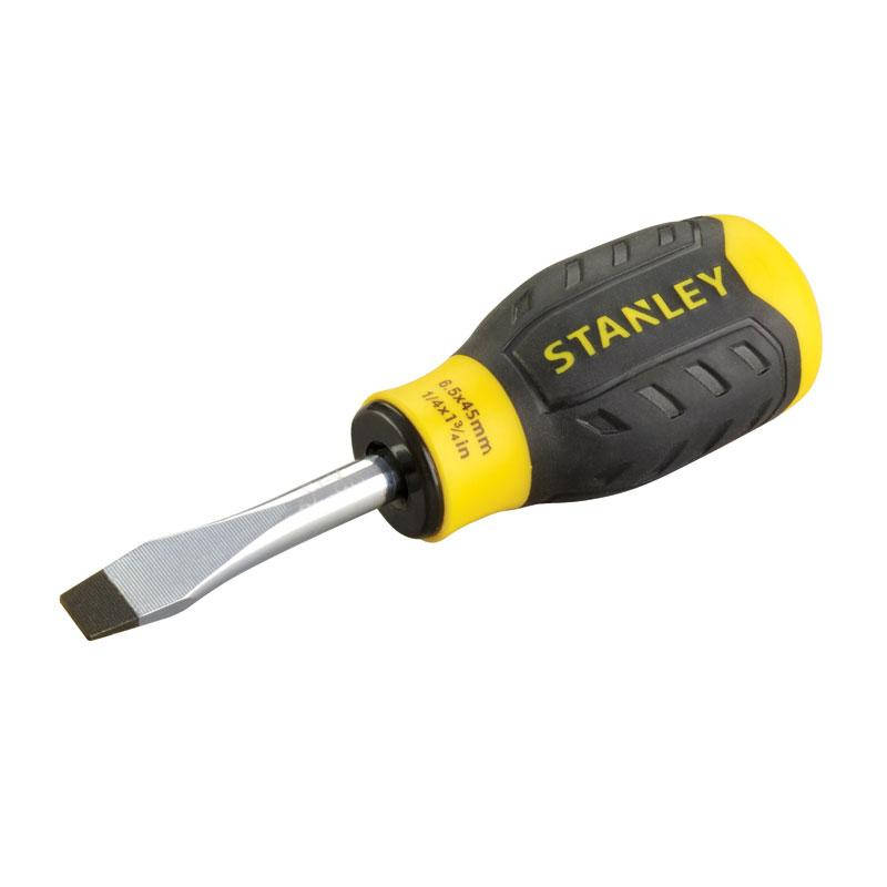 

Отвертка "Cushion Grip" (-) Sl 6.5 мм 45 мм Stanley 1-64-917