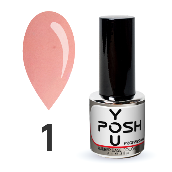 

Камуфлирующая база You-POSH French Rubber Base 15ml № 1