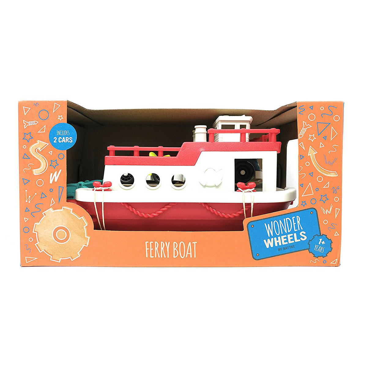 

Игровой Набор - Паром Battat Ferry Boat Wonder Wheels with 2 cars VE1008Z