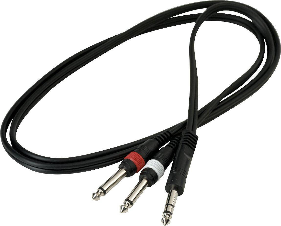 

Аудиокабель ROCKCABLE RCL20922 D4 Patch Cable - TRS Jack to 2 x TS Jack (1.5m)