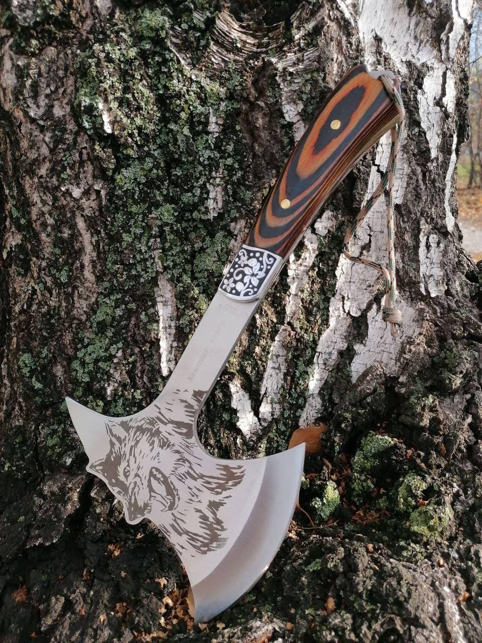 

Туристический топор Волк Подарок мужу на праздник