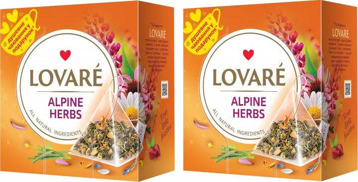 

Чай в пирамидках Альпийские травы. Lovare Alpine Herbs 15 пирамидок по 2 г
