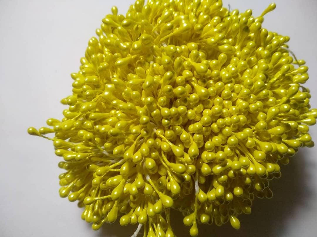 

Тычинки 1 пучек 50 ниток( 100 тычинок ), Желтый