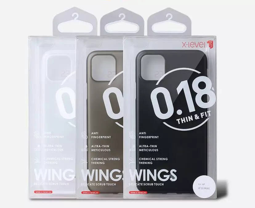 

Чехол ультра тонкий x-level WINGS pp 0.18мм для айфон iPhone 11 ЧЕРНЫЙ
