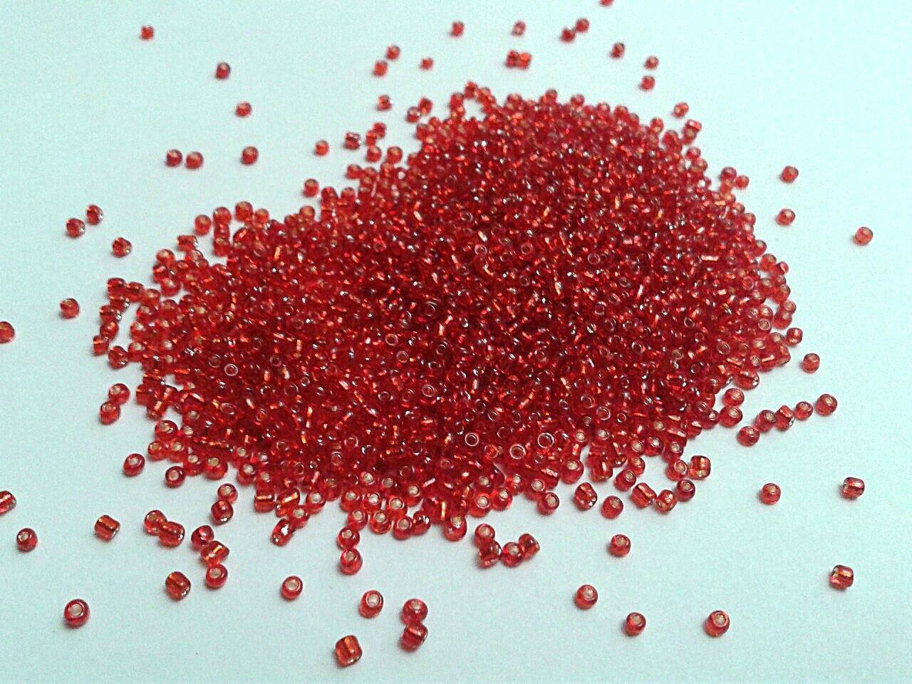 

Бисер 12 (COLOR: красный огонек) 50 грамм