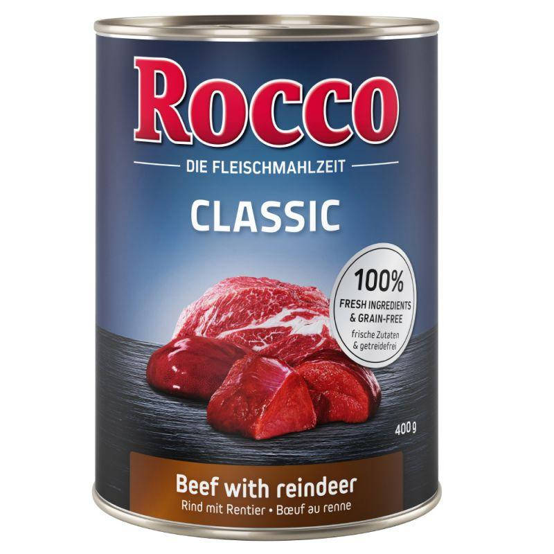 

Rocco Classic консервы для собак с мясом говядины и северного оленя (400г)