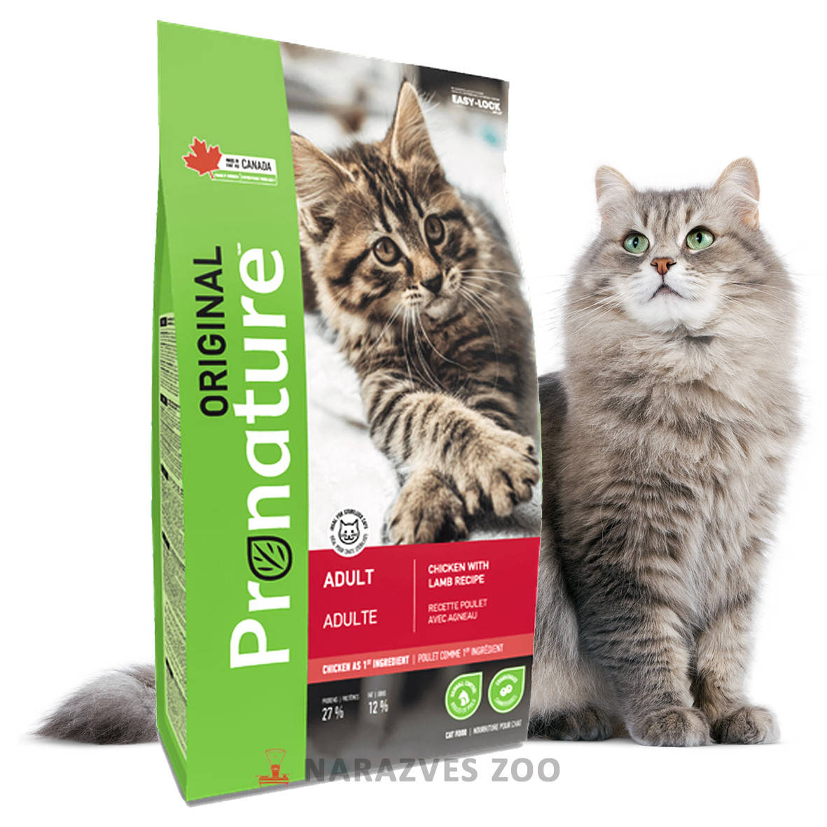 

Сухой корм Pronature Original с курицей и ягненком на развес
