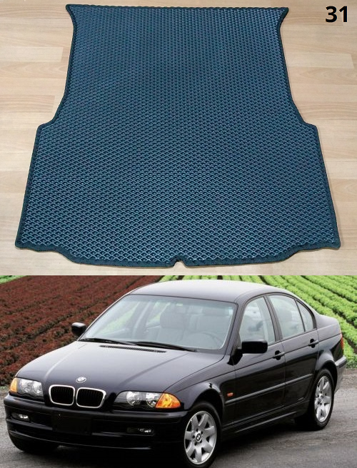 

Коврик ЕВА в багажник BMW 3 E46 '98-06, Черный