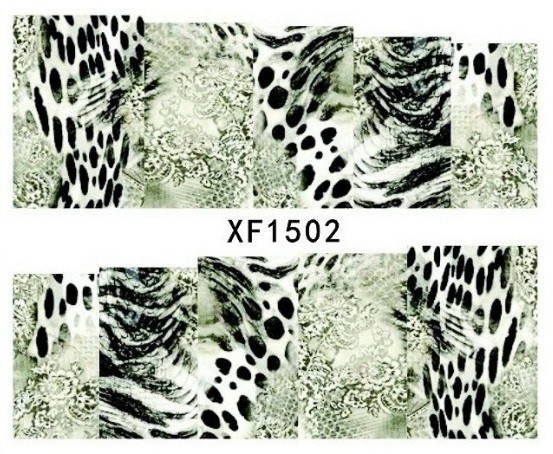 

Слайдер дизайн, водные наклейки на ногти для маникюра XF (YZW) 1502, Разные цвета