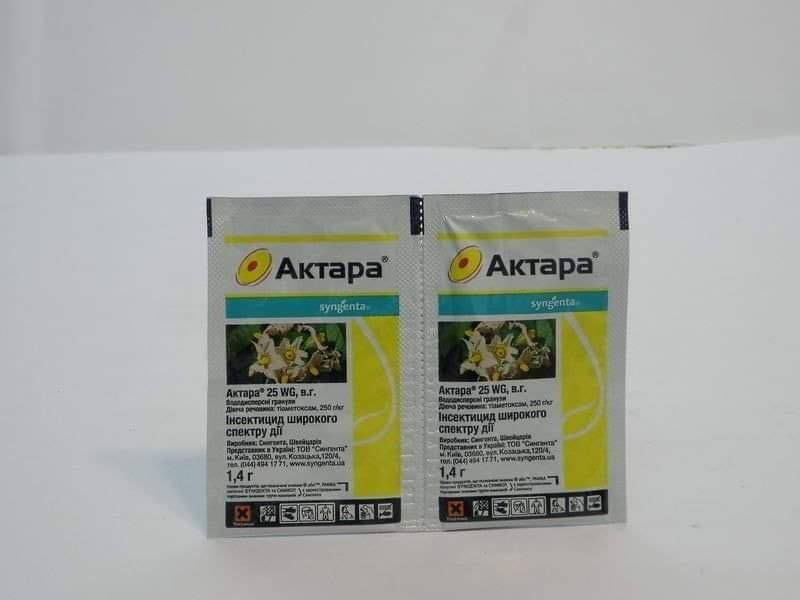 

Інсектицид Актара,1,4 г. Syngenta (Сінгента) Оригінал