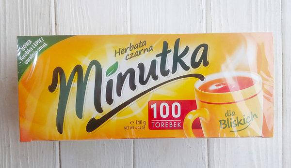 

Чай чорний Minutka 100 пакетиків (Польща)