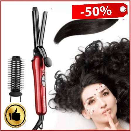 

Плойка-расческа для волос GEMEI GM 2906 электрощипцы для волос и локонов