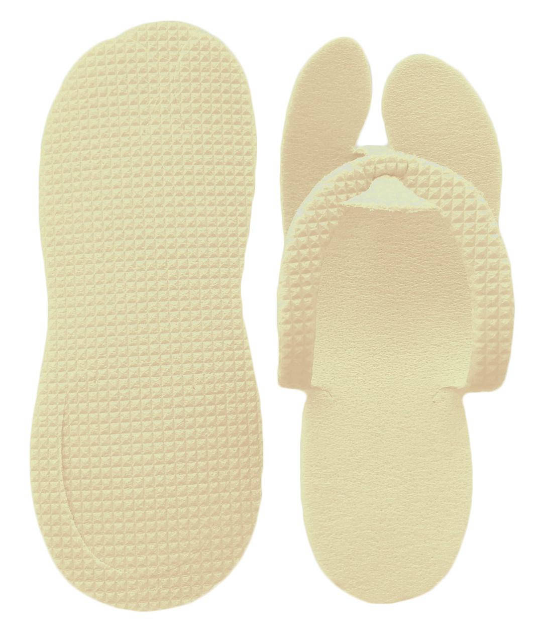 

Тапочки вьетнамки одноразовые Белые (25 пар/уп), Белый