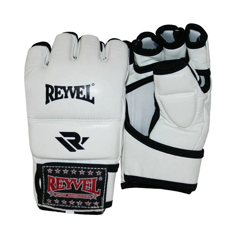 

Перчатки для MMA Reyvel M1 винил белые (M, Белый