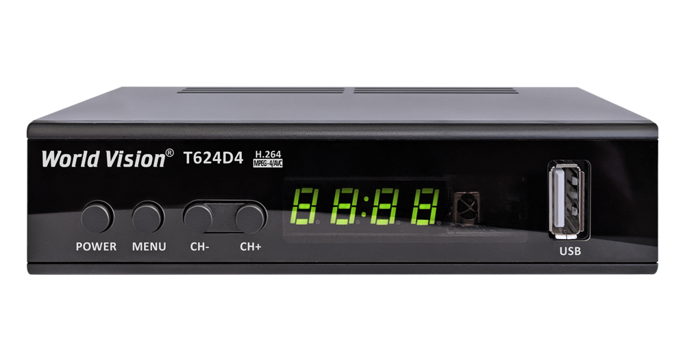 

World Vision T624D4 - Т2 Тюнер DVB-T2/C с интернет приложениями