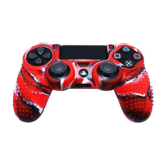 

Силиконовый чехол для джойстика Sony PlayStation PS4 Type 4 Red Camo тех.пак