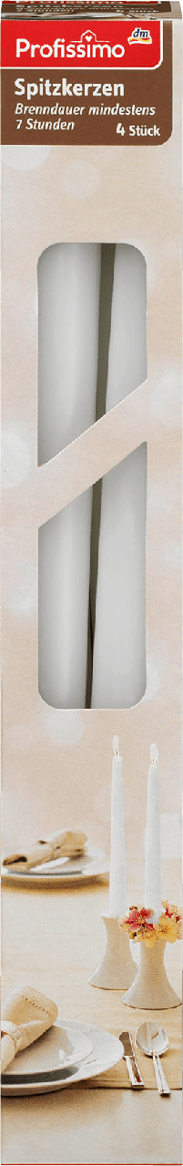 

Классические свечи Profissimo, 4 шт., Бежевый