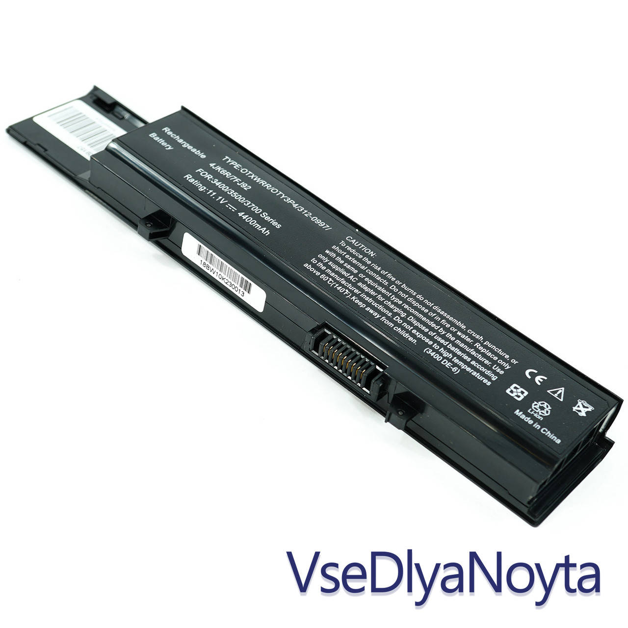 

Батарея для ноутбука Dell CYDWV (Vostro: 3400, 3500, 3700) 11.1V 4400mAh Black, Черный