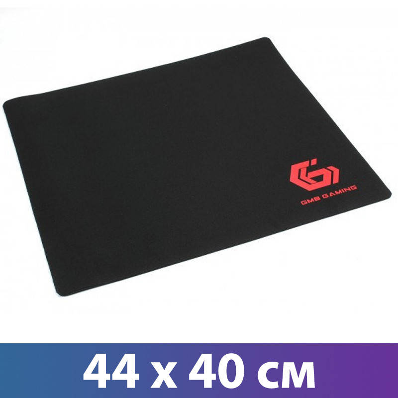 

Игровой коврик для мыши Gembird MP-GAME-L Black (44 х 40 см), Черный