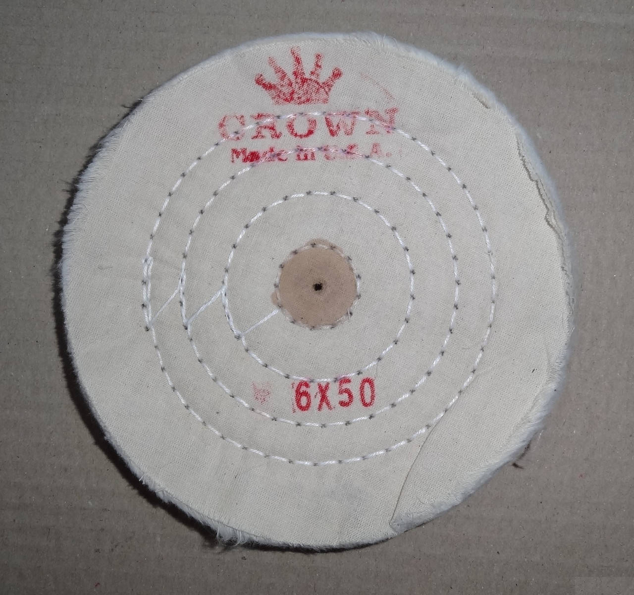 

Круг полировальный муслиновый белый (CROWN) США d-150mm, 50слоев