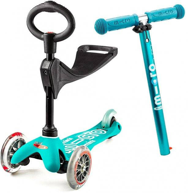 

Детский Самокат Micro серии Mini 3 in 1 Deluxe Aqua – Голубой (MMD011)