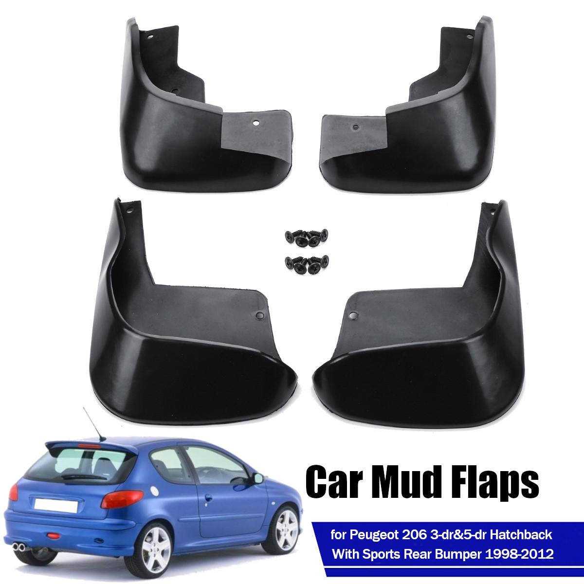 

Брызговики для Peugeot 206 2004-2008 Хетчбек, к-кт (4шт.)