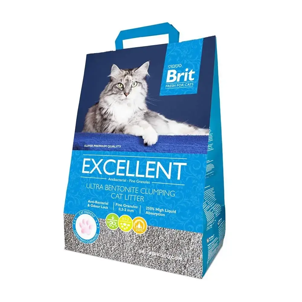 

Brit Fresh Excellent Брит фреш экселент наполнитель из белой глины, без аромата, 5 кг.