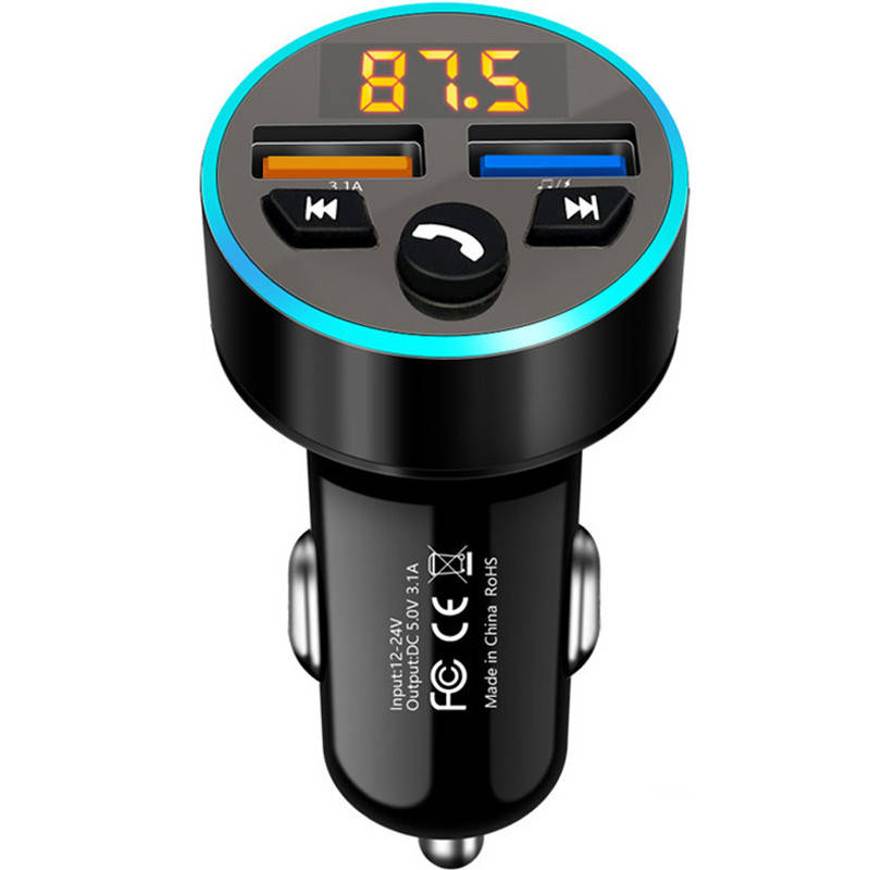

FM-трансмиттер U&P F4 Bluetooth 5.0 / RGB Black (HG-F4-BK)