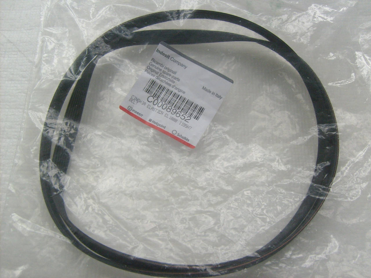 

Ремень Indesit 1195 H7 C00089652