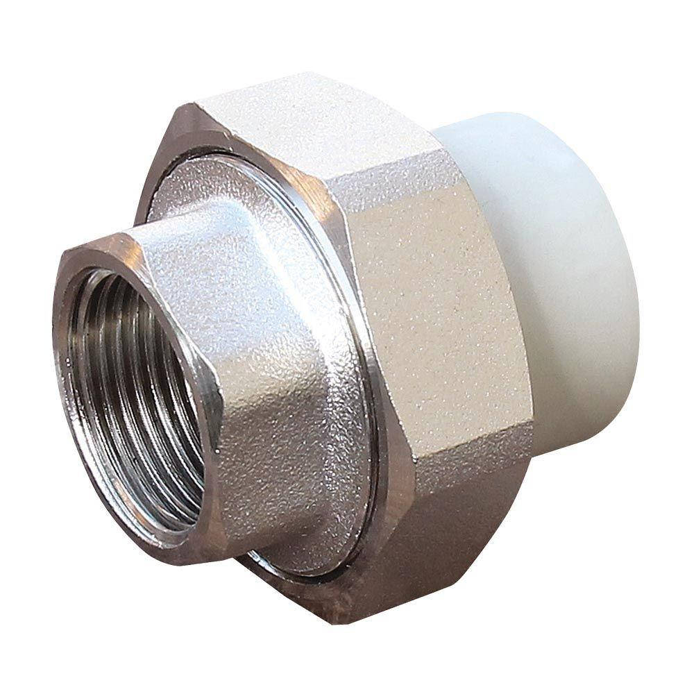 

Муфта разборная внутр.резьба (латунь) PPR 25х3/4 LIGHT 1017, Серый