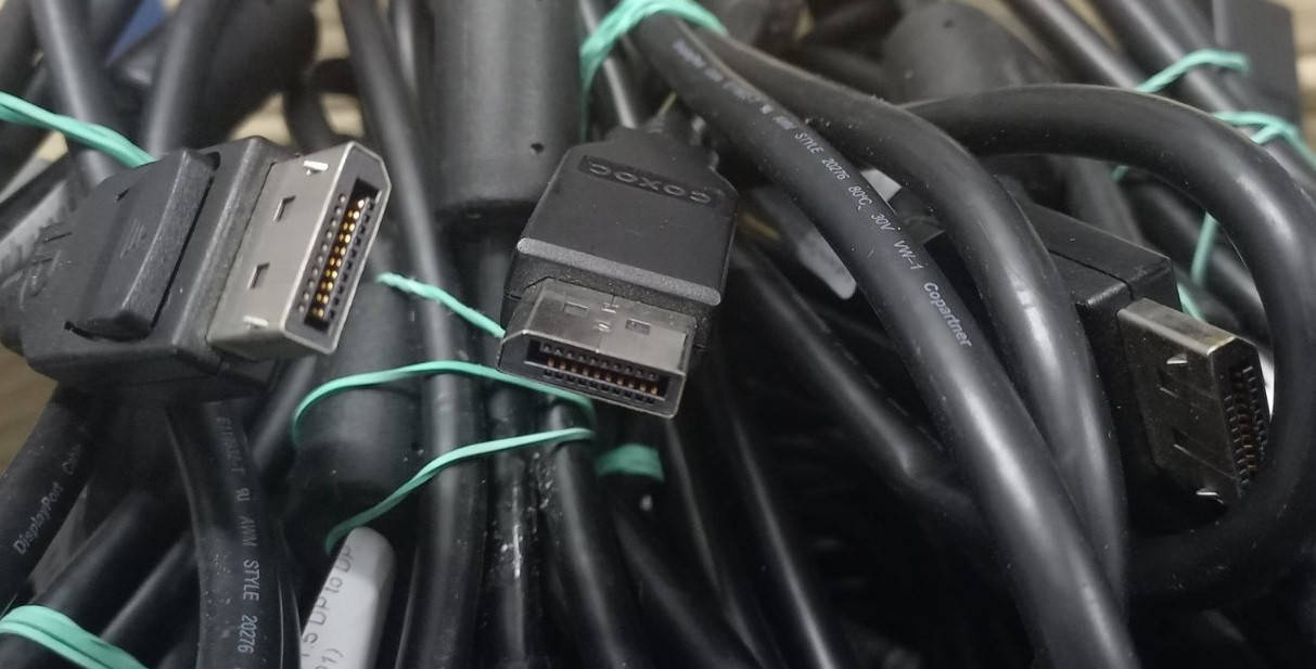 

Кабель DisplayPort 1.5 DP to DP, Black, Черный