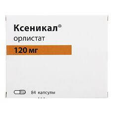 

Импорт Ксеникал капсулы ⭐ 120 мг, 84 шт. (21/42) 21 капсула