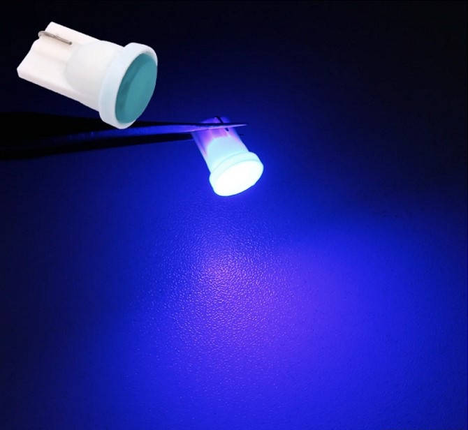 

T10 COB LED W5W лампочка автомобильная - синяя