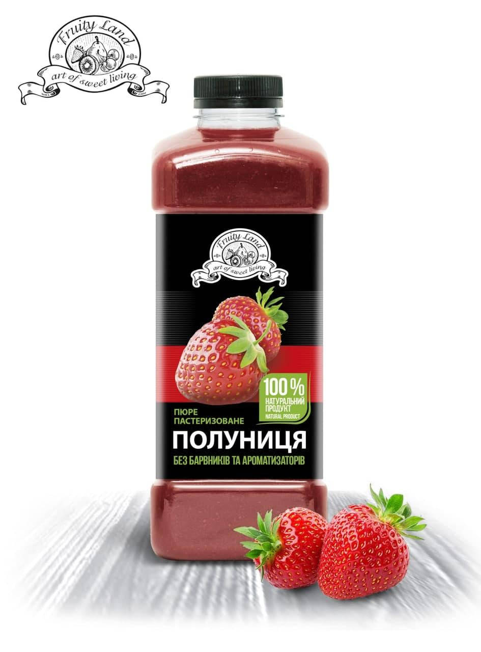

Клубника пюре Fruityland пастеризованное,1кг