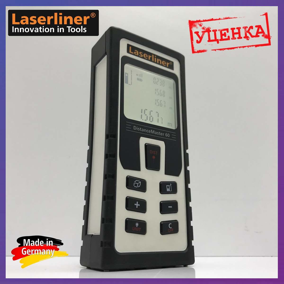

Лазерный дальномер Laserliner DistanseMaster 60