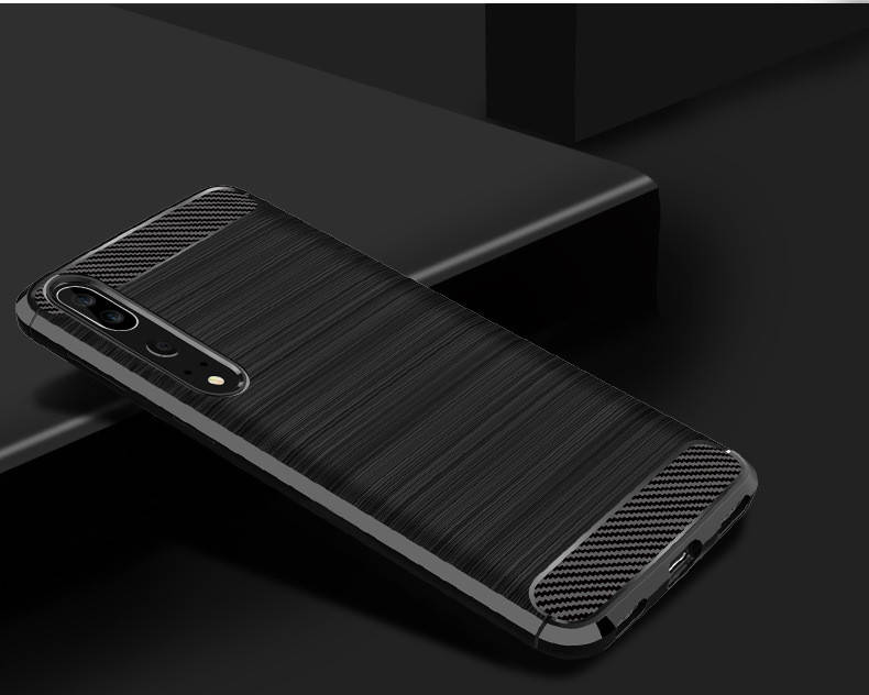 

TPU чехол накладка Urban для Huawei P20 Pro (5 цветов) черный