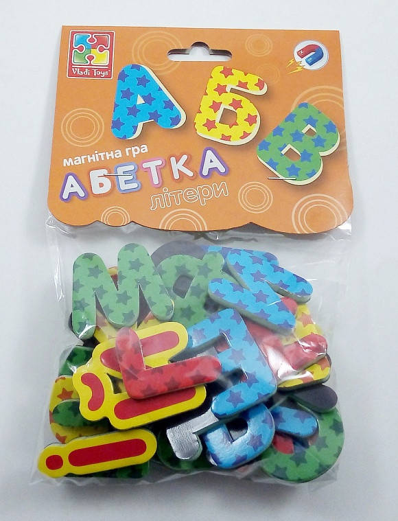 

Магнитная игра "Азбука" / Магнітна гра "Абетка", Vladi toys VT5900-02