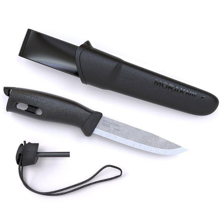 

Нож Morakniv Companion Spark Black, нержавеющая сталь (13567)