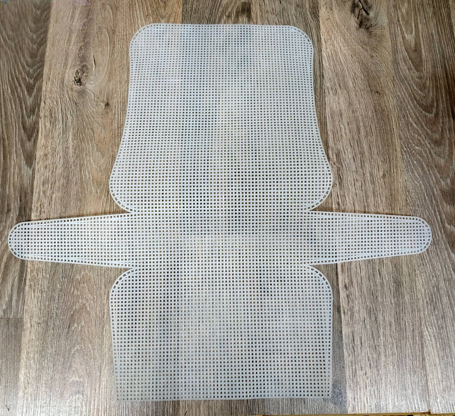 

Пластиковая канва основа для сумки клатча 50*26см заготовка