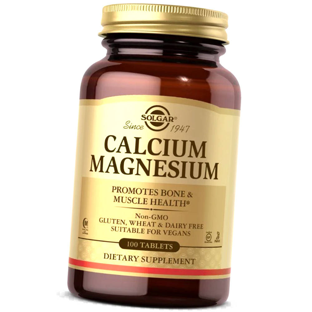 

Кальций магний Солгар Solgar Calcium Magnesium 100 таблеток