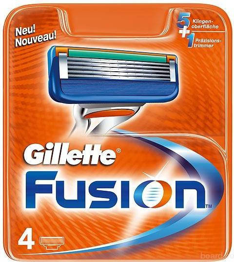 

Gillette Fusion 4 шт. в упаковке сменные кассеты для бритья
