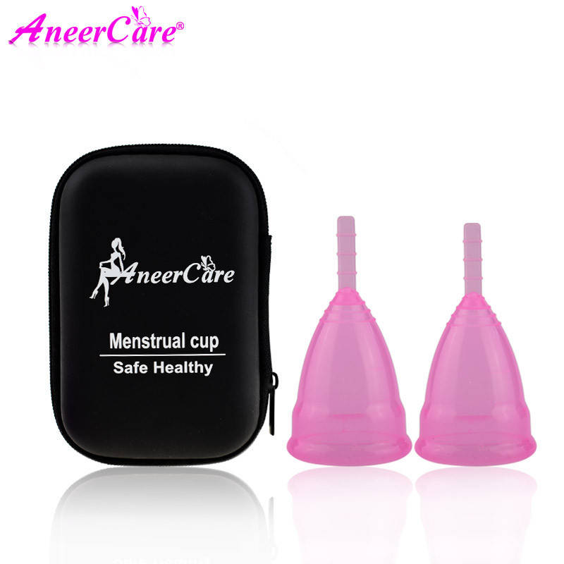 

Набор менструальных чаш с чехлом для хранения