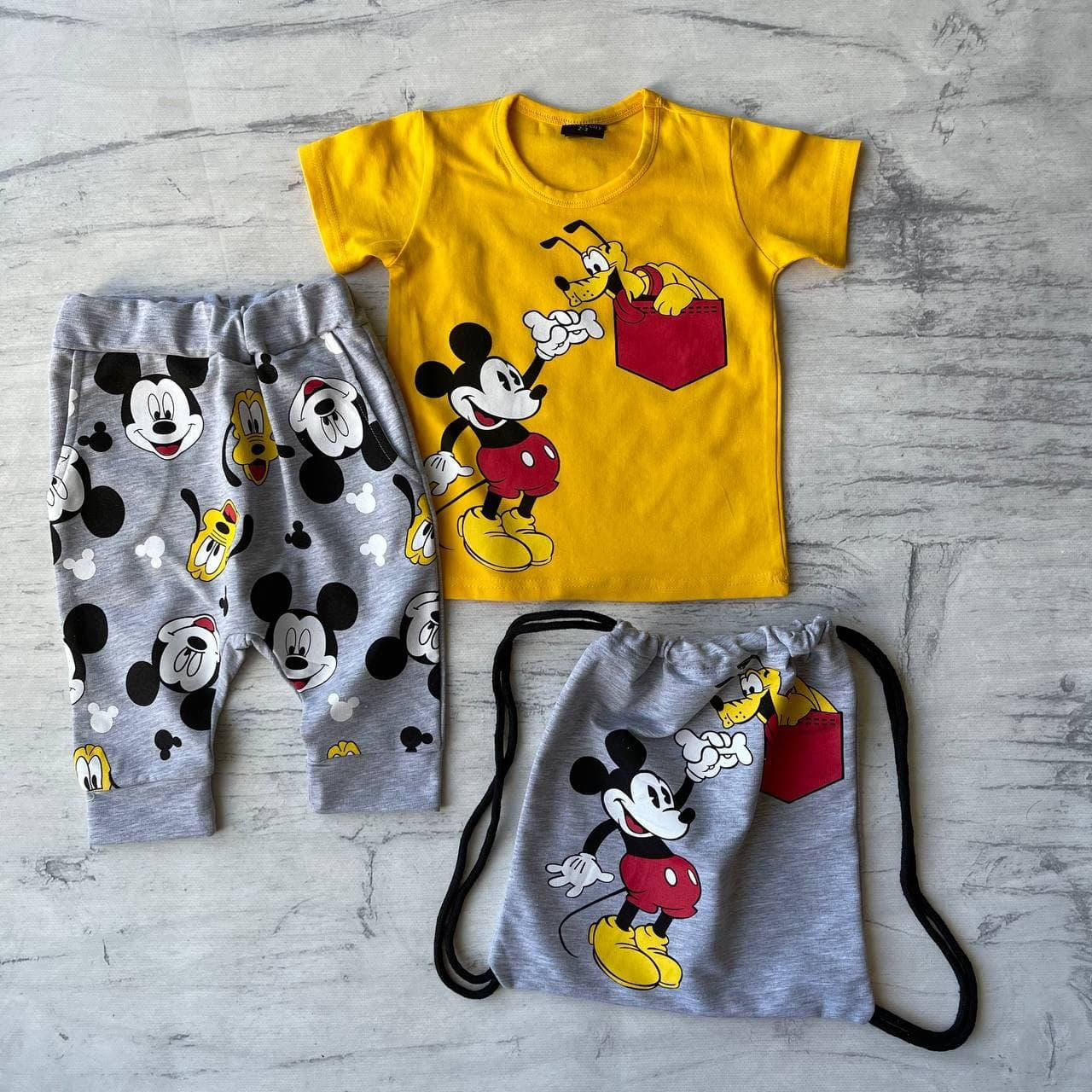 

Летний костюм на мальчика с рюкзаком 152. Размер 122 см